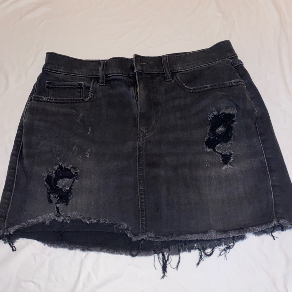 Express Denim Mini Skirt